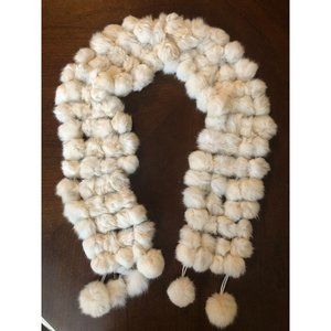 100% Rabbit Fur Stole